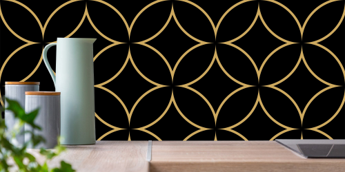 Motif Losange Noir
