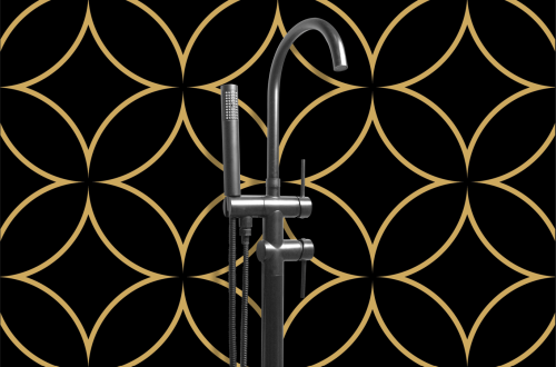 Motif Losange Noir