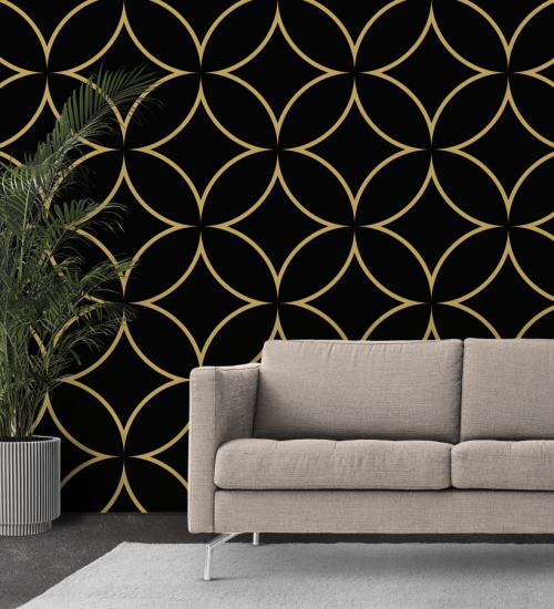 Motif Losange Noir