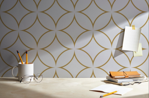 Motif Losange Blanc