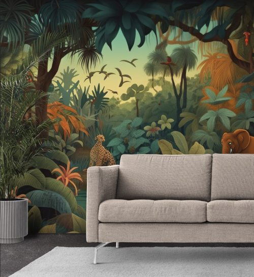 Animaux dans la jungle