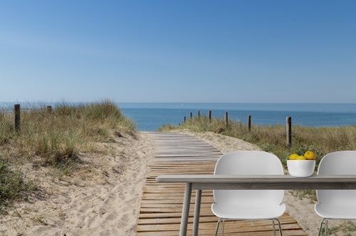 Chemin vers la plage