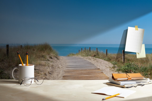 Chemin vers la plage