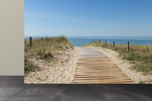 Chemin vers la plage