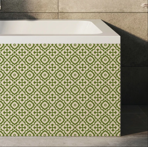 Motif Carreaux de Ciment Taupe