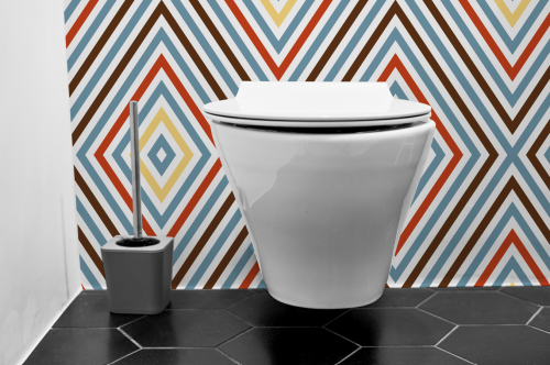 Motif Géométrique Collection Rétro Losange