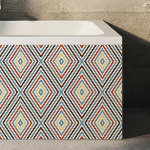 Motif Géométrique Collection Rétro Losange